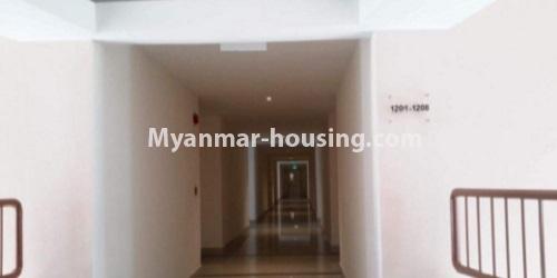 Myanmar real estate - for rent property - No.4733 - Furnished Duplex Penthouse for rent in Star City, Thanlyin! - corridor view