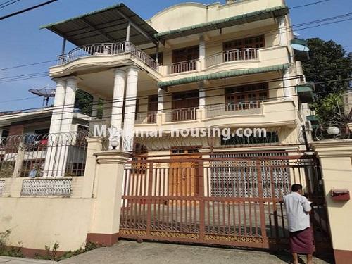 Myanmar real estate - for rent property - No.4735 - Three storey landed house for rent in Golden Valley, Bahan! - house view