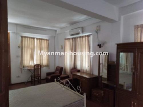 Myanmar real estate - for rent property - No.4735 - Three storey landed house for rent in Golden Valley, Bahan! - master bedroom view 