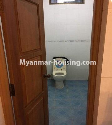 Myanmar real estate - for rent property - No.4736 - Furnished ground floor condominium room with three bedrooms for rent in Sanchaung! - common bathroom view