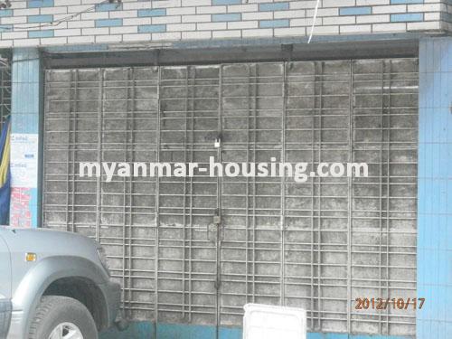 Myanmar real estate - for rent property - No.995 - Ground floor, good for business to rent  in Mingalar Taung Nyunt Township ! - View of the infront.