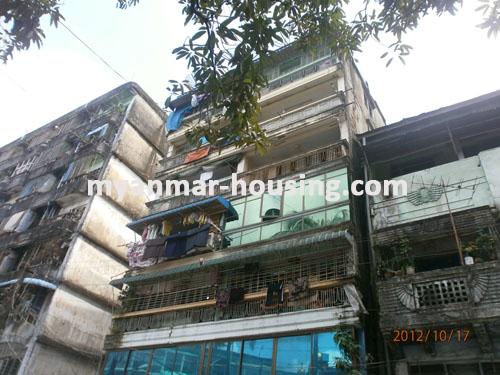 Myanmar real estate - for rent property - No.995 - Ground floor, good for business to rent  in Mingalar Taung Nyunt Township ! - View of the building.