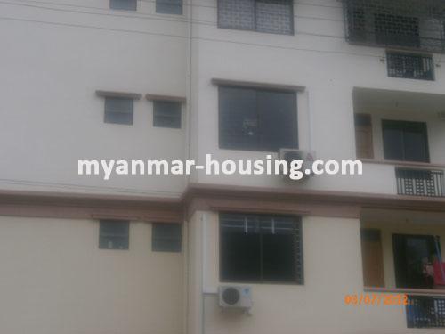 Myanmar real estate - for sale property - No.1007 - A Good Apartment Now On Sale In Shwe Own Pin Housing! - View of the building.