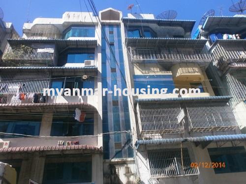 Myanmar real estate - for sale property - No.1014 - New and wide apartment  for sale in Tarmway township, - View of the building.