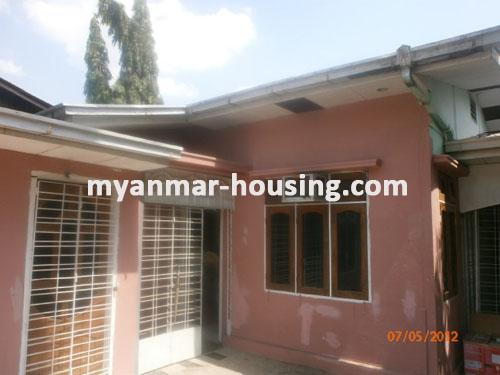 Myanmar real estate - for sale property - No.1040 - A landed house is very good decoration and situated in popular area !Urgent for sale ! - View of the building