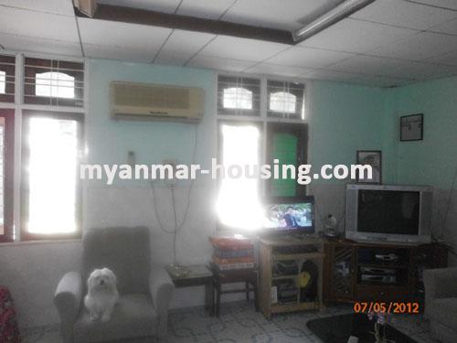 Myanmar real estate - for sale property - No.1040 - A landed house is very good decoration and situated in popular area !Urgent for sale ! - View of the living room