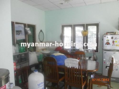 Myanmar real estate - for sale property - No.1040 - A landed house is very good decoration and situated in popular area !Urgent for sale ! - View of  Kitchen room