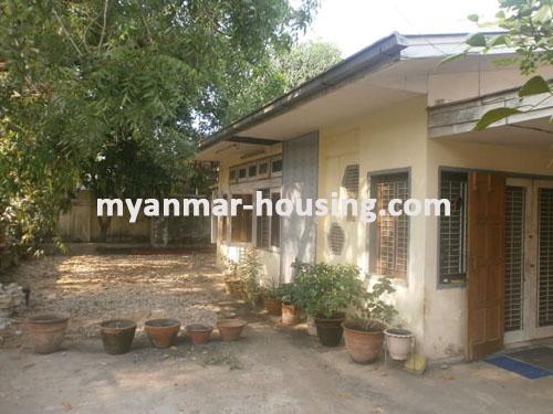 Myanmar real estate - for sale property - No.1051 - Well decorated landed house at popular area! Your home is your standard. - Viwe of the infront house