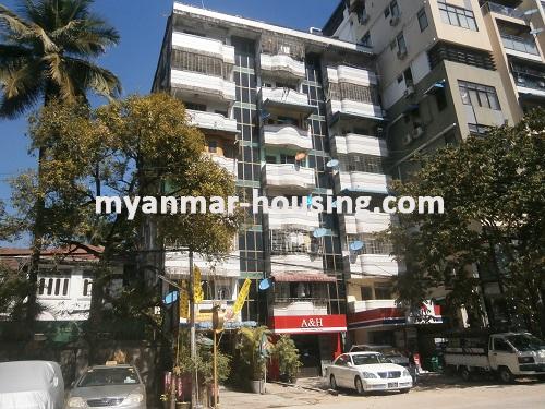 Myanmar real estate - for sale property - No.1100 - Ground floor for sale in Tarmway ! - View of the building.