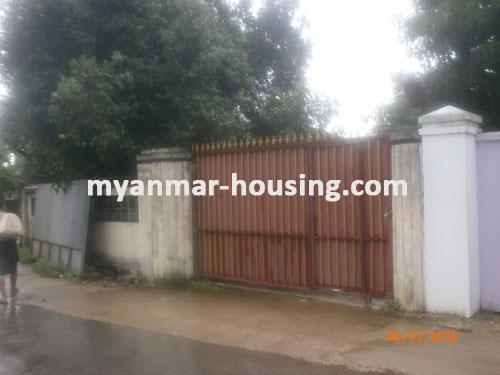 Myanmar real estate - for sale property - No.1138 - A good landed house sell near the Yangon Air Port ! - view of the building.