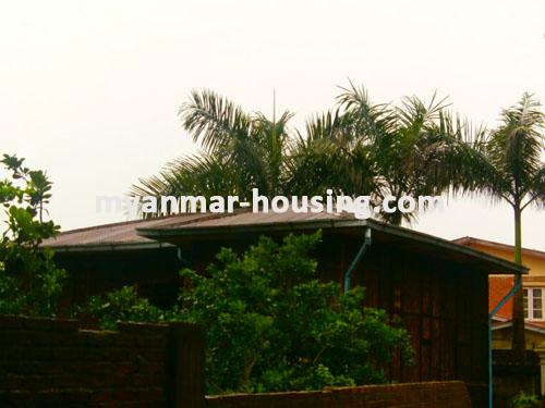 Myanmar real estate - for sale property - No.1146 - A good landed house in Insein Township. - view of the building.