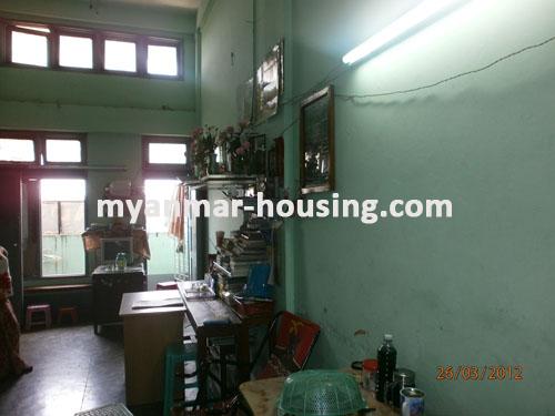 Myanmar real estate - for sale property - No.1195 - Good location in Junction Hledan ,Open for live and office ! - inside of the room