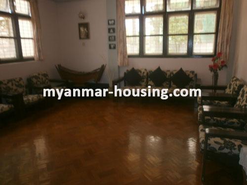 Myanmar real estate - for sale property - No.1206 - A good Landed house with two stories for sale in Pyin Lone Yeik Mone Housing ! - View of  living room