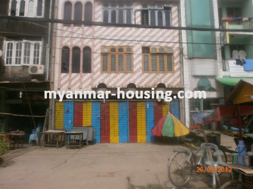 Myanmar real estate - for sale property - No.1240 - Landed house to sell on Bayint Naung Road! - View of the building.