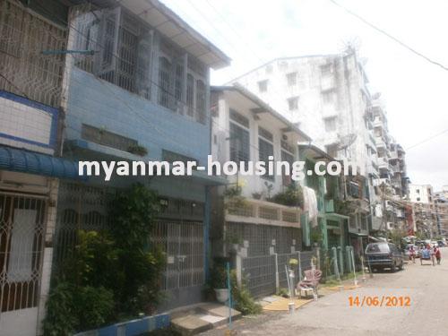 Myanmar real estate - for sale property - No.1307 - Landed house good for family living in Sanchaung  - View of the building