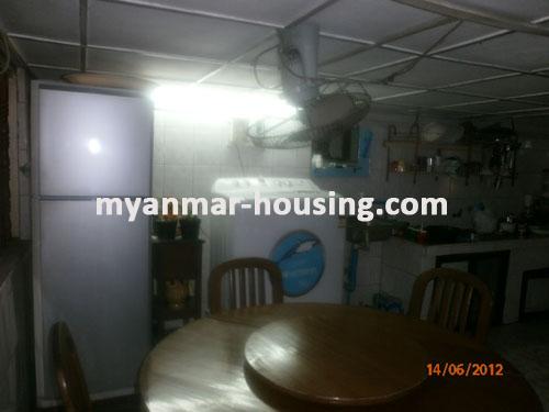 Myanmar real estate - for sale property - No.1307 - Landed house good for family living in Sanchaung  - View of the Kittchen room