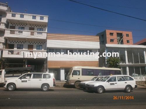 Myanmar real estate - for sale property - No.1333 - Landed house for sale in Mayangone Township. - View of the building.