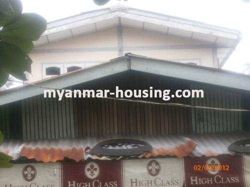 缅甸房地产 - 出售物件 - No.1445 - Landed house to sell in South Okkalapa Township ! - view of the house.