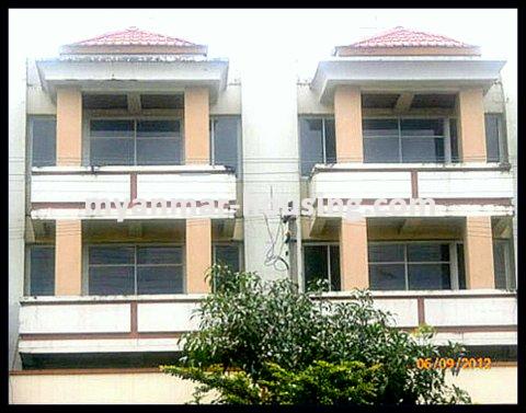 Myanmar real estate - for sale property - No.1468 - Do you want to live In Thin Gan Gyun ! - View of the building.