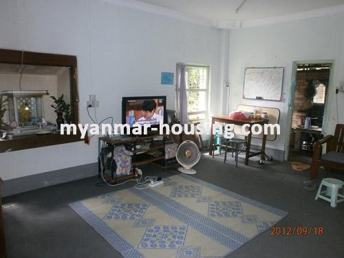 Myanmar real estate - for sale property - No.1501 - Wide Landed house to sell in Insein! - View of the inside.