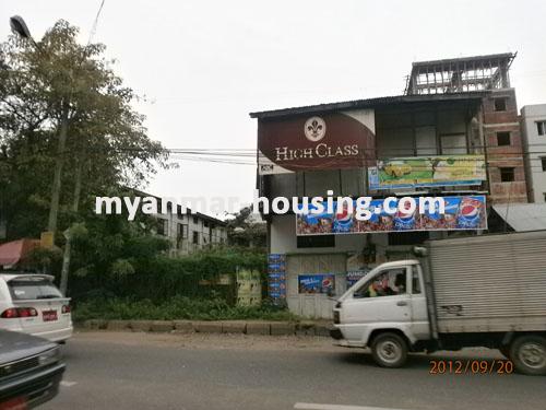 Myanmar real estate - for sale property - No.1508 - Landed house to sell in Kamaryut! - View of the building.