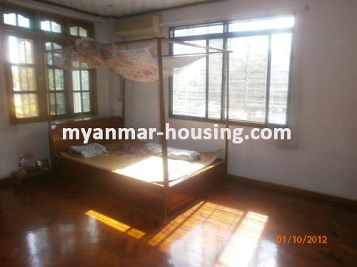 Myanmar real estate - for sale property - No.1536 - Do you want to live in Hlaing ! - View of the bed room.