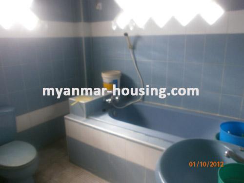 Myanmar real estate - for sale property - No.1536 - Do you want to live in Hlaing ! - View of the bath room.