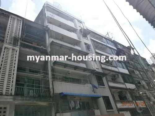 Myanmar real estate - for sale property - No.1542 - Apartment with fair price in Lanmadaw township! - View of the building.