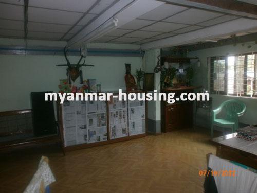 Myanmar real estate - for sale property - No.1547 - Landed house to sell in Kamaryut township! - View of the inside.