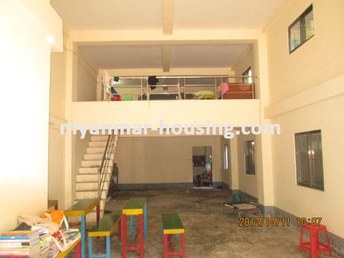 Myanmar real estate - for sale property - No.1551 - Ground floor, good for business to sell in Hledan. - View of the inside.