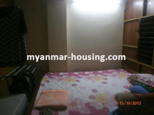 Myanmar real estate - for sale property - No.1559 - Apartment with decorated to sell in Pazundaung township! - View of the bed room.