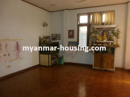 Myanmar real estate - for sale property - No.1582 - A Good landed house to sell in Thin Gann Gyun township! - View of the shrine.