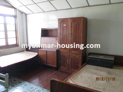 Myanmar real estate - for sale property - No.1612 -  A wide Landed house to sell in Hlaing township! - view of the two bed room