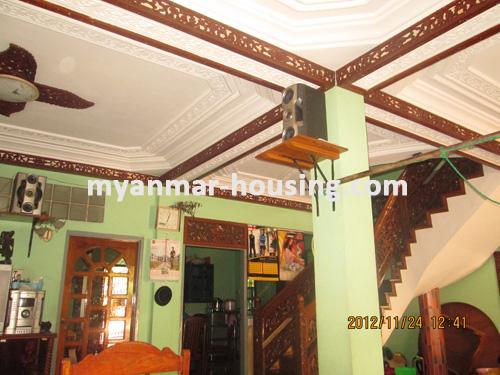 Myanmar real estate - for sale property - No.1631 - A good wide landed house to sell in South Okkalapa Township! - View of the inside.