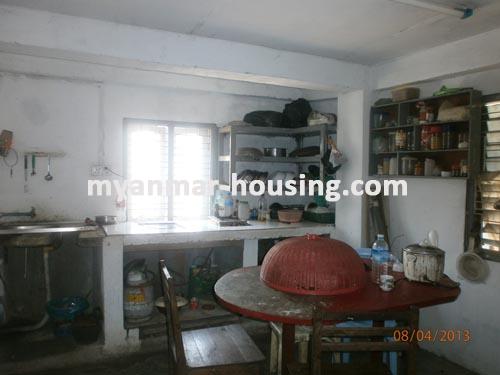 Myanmar real estate - for sale property - No.1815 - Landed house for sale in Kamayut ! - View of the kitchen  room .