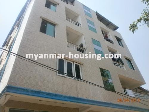 Myanmar real estate - for sale property - No.1815 - Landed house for sale in Kamayut ! - View of building .