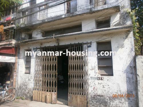 缅甸房地产 - 出售物件 - No.1816 - Landed house with hall type for sale now! - Close view of the building.