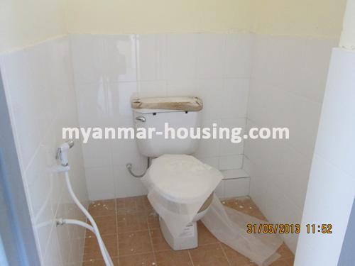 Myanmar real estate - for sale property - No.1853 - Neat and clean hall type for sale! - View of the washroom.