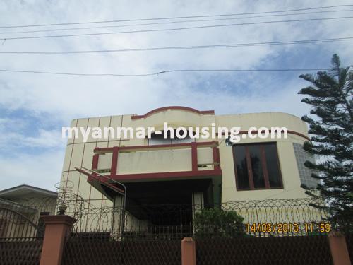 ミャンマー不動産 - 売り物件 - No.1897 - Good landed house for sale in Kamayut Township ! - View of the building.