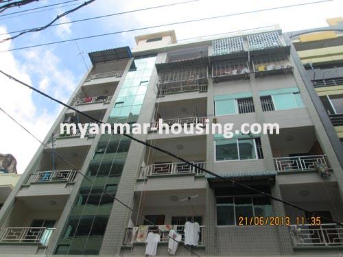 Myanmar real estate - for sale property - No.1916 - Pent house for sale in Lamadaw! - View of the building.