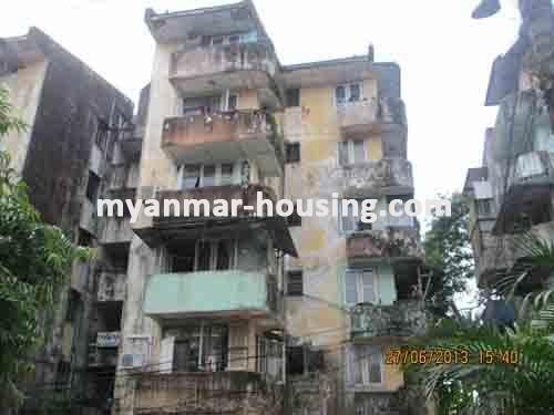 Myanmar real estate - for sale property - No.1929 -  Good  apartment for sale in Mayangone ! - View of the building.