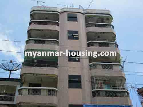 Myanmar real estate - for sale property - No.1949 - Hall type for sale in Pazundaung! - Close view of the building.