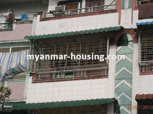 Myanmar real estate - for sale property - No.1958 - Nice apartment now  for sale ! - view of the outside .