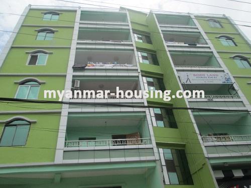 Myanmar real estate - for sale property - No.1992 - Good apartment  now for sale  ! - View of the building.