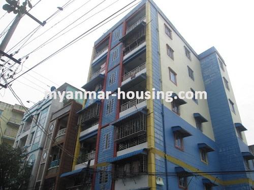 Myanmar real estate - for sale property - No.2034 - Good  apartment for doing business ! - View of the building.