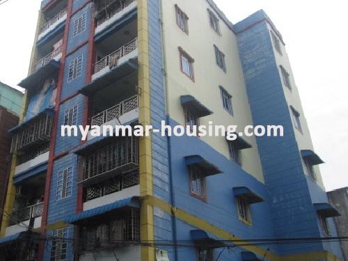 Myanmar real estate - for sale property - No.2034 - Good  apartment for doing business ! - View of the infront .