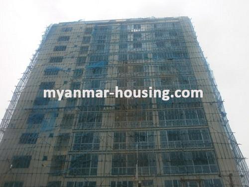 Myanmar real estate - for sale property - No.2051 - Good  condominium  now for sale ! - View of the building.