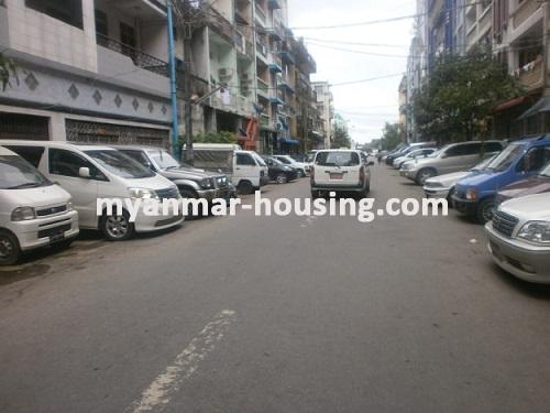 Myanmar real estate - for sale property - No.2051 - Good  condominium  now for sale ! - View of the  road .