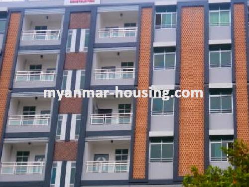 Myanmar real estate - for sale property - No.2064 - Brand new  Penthouse  now for sale ! - View of the infront .