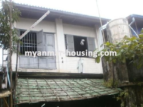 Myanmar real estate - for sale property - No.2070 - A landed house for sale on now! - Infront view of the house.